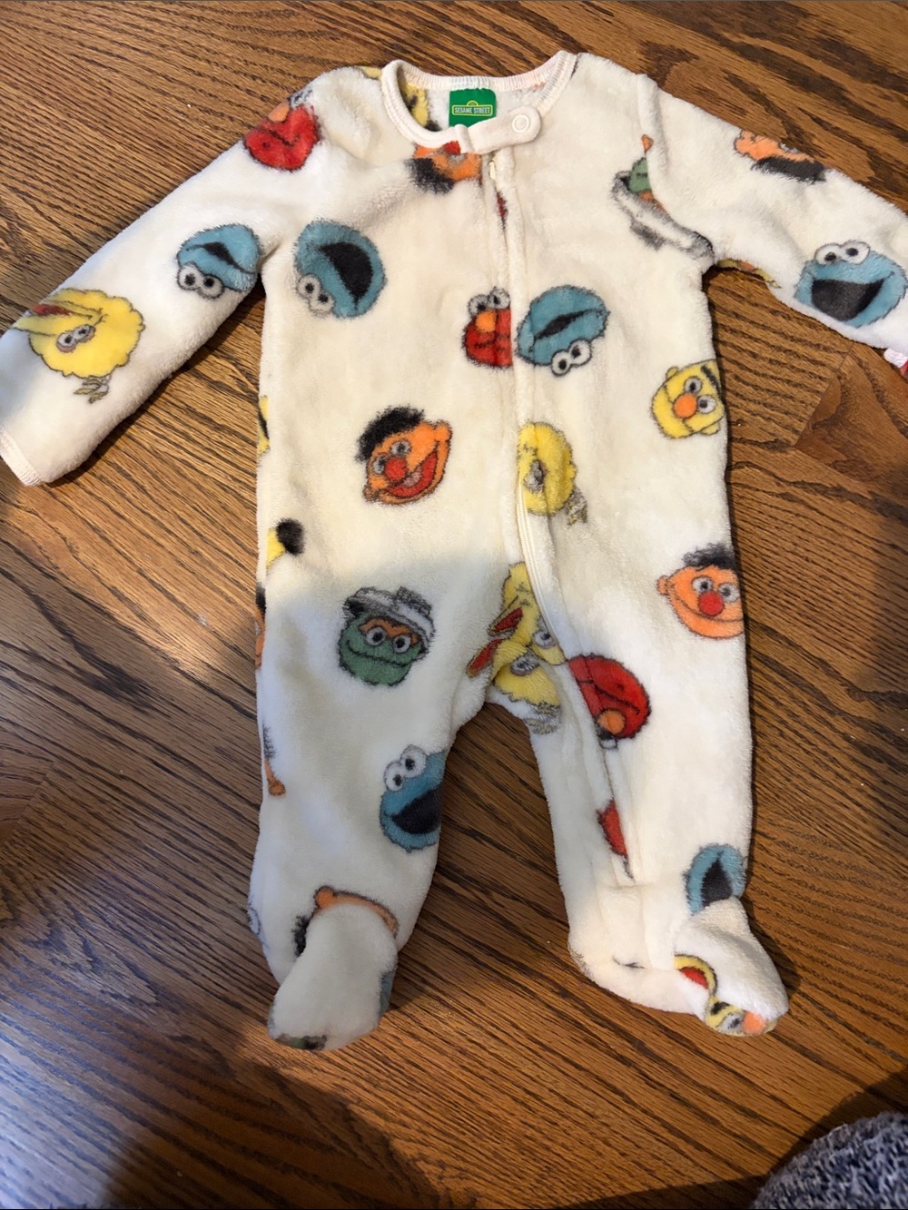 Sesame Street Fleece Footed Pajama with Characters